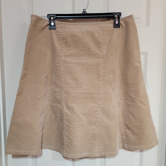 GAP - Corduroy Skirt- Size 10 - Color Tan - Picture 2 of 8